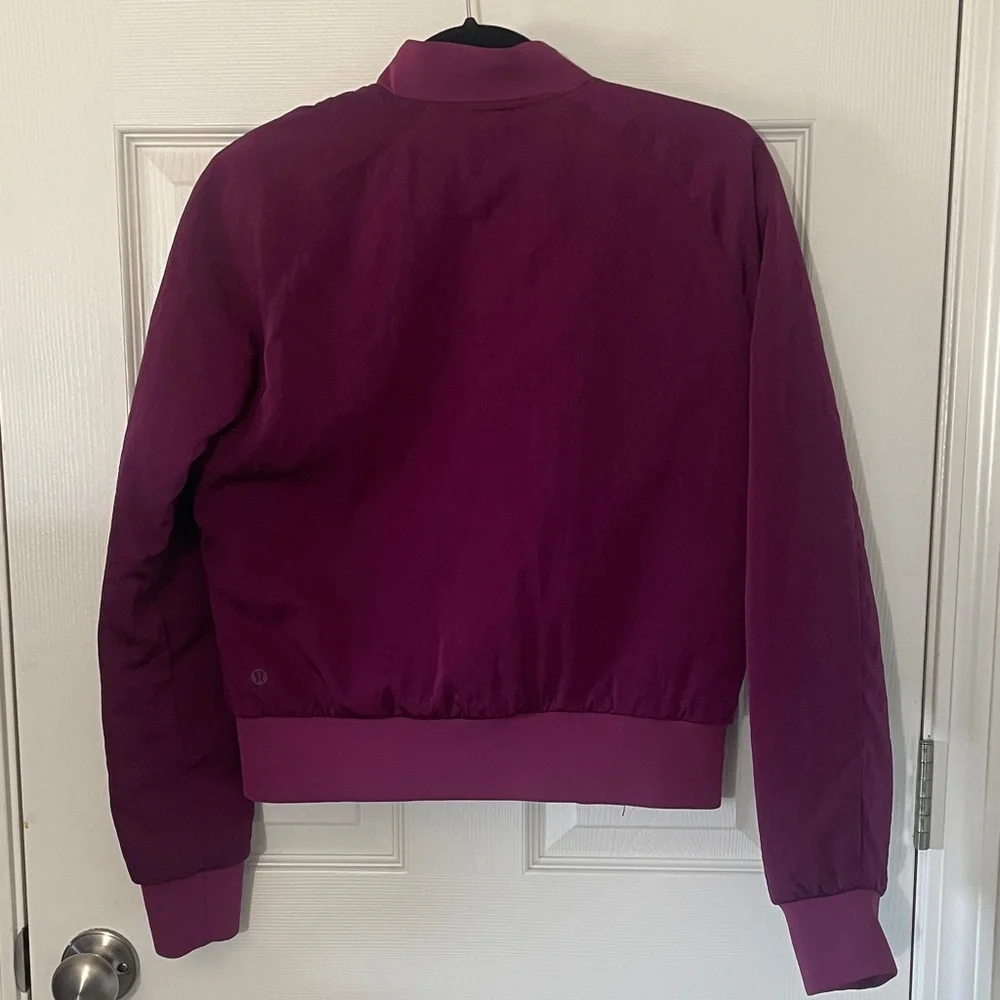Lululemon Non-Stop Bomber Reversible Marvel 6 Small Colorful Bomber Jacket
